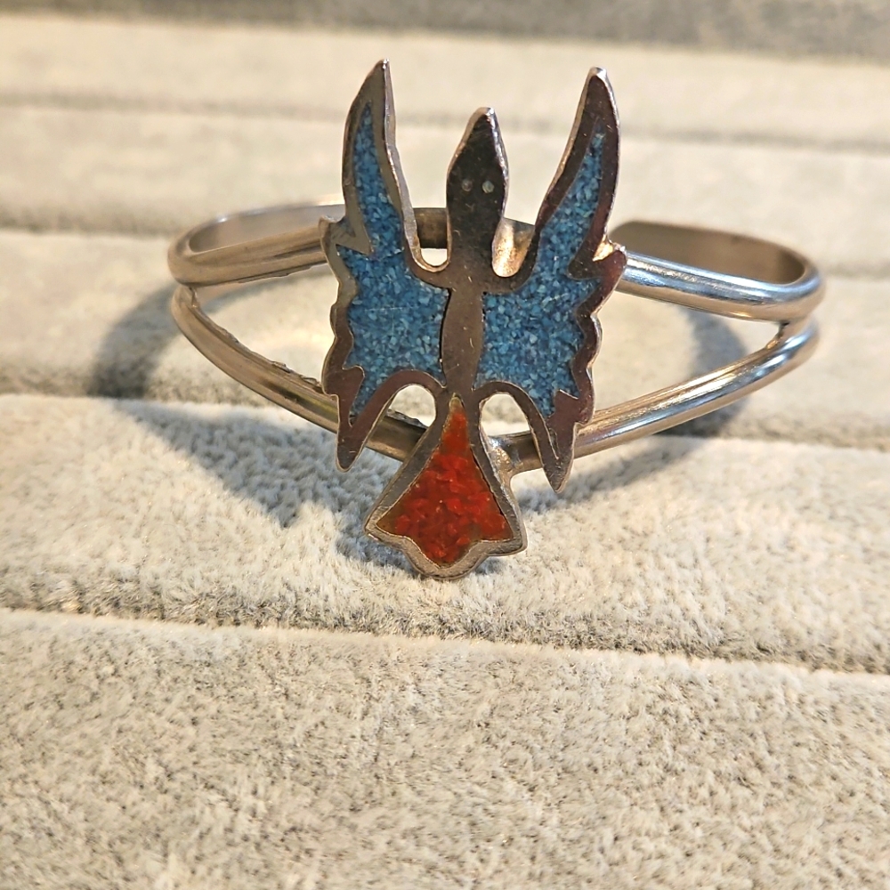 Native Eagle Gemstone Bracelet - image 3